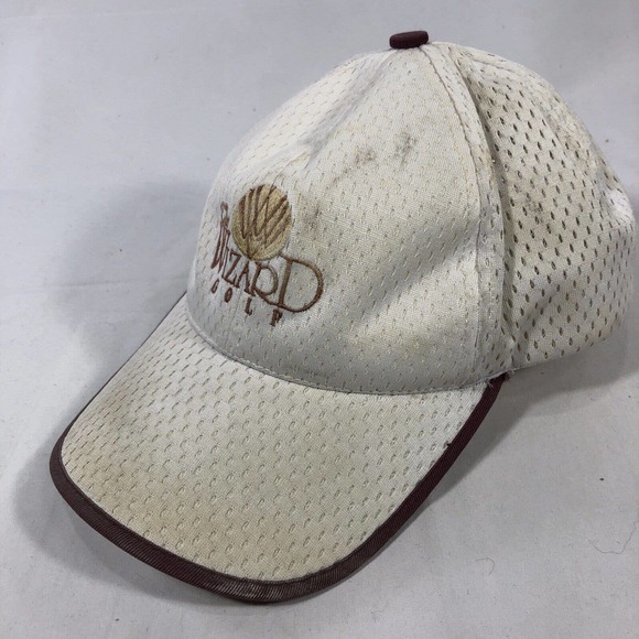 THE WIZARD GOLF HAT CAP ADJUSTABLE ONE SIZE FITS MOST STRAP OSFM DISCOLORED - Picture 5 of 16